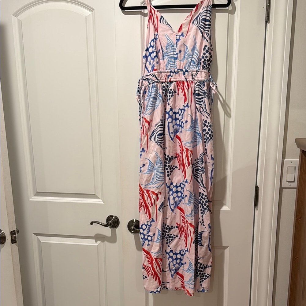 Colorful Sleeveless Maxi Dress